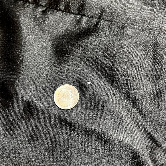 Antique Victorian Fortune Teller Topper Dress Top Black Satin Beaded & Tassels - Picture 13 of 16